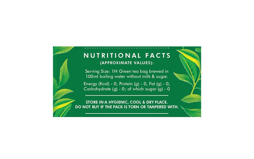 Weikfield Eco Valley Organic Tea Classic Green   Box  30 pcs
